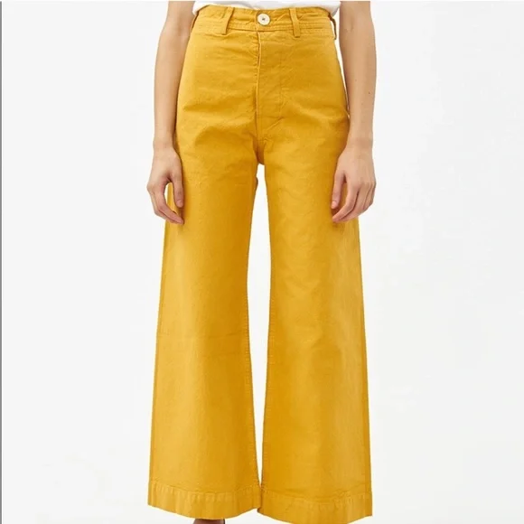 Jesse Kamm sailor pants in Caribbean gold - Picture 5 of 13
